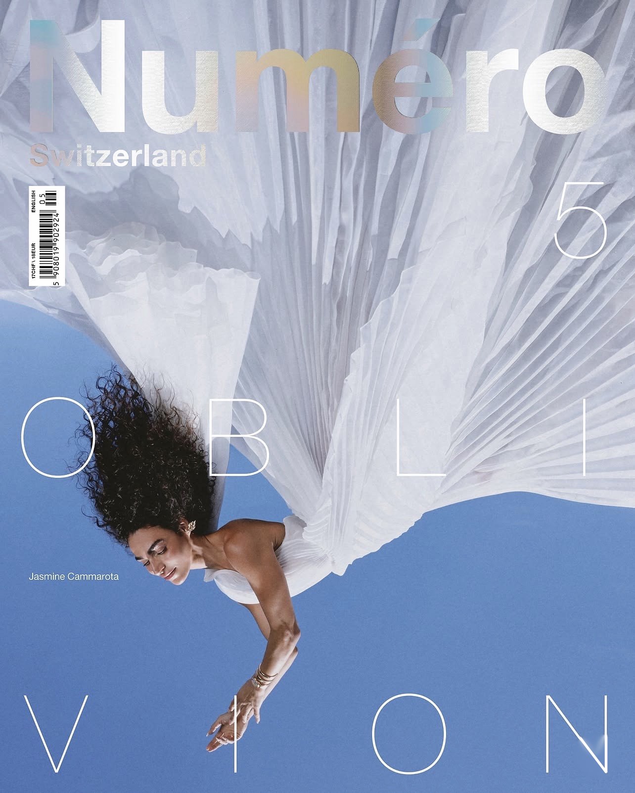 Numéro Switzerland cover with prima ballerina Jasmine Cammarota